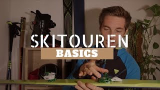 Skitourenausrüstung Basics  Bindung  Ski  Schuh  Fell  Aufstieg  Allround  Abfahrt [upl. by Haney]