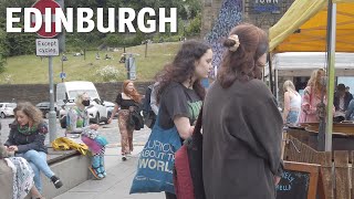 Walking From Grassmarket Square to The Meadows in Edinburgh Scotland [upl. by Morganne]