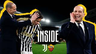 JUVENTUS 10 ROMA  EXCLUSIVE FOOTAGE  BEHIND THE SCENES  RABIOT YILDIZ ALLEGRI amp MORE [upl. by Ainek]