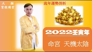 2022壬寅年 流年運勢剖析 流年命宮天機太陰 [upl. by Allesig]