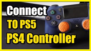 How to Connect PS4 Controller to PS5 Console Pair amp Sync [upl. by Yelac]