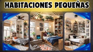 IDEAS 💡DECORACIÓN CON ESTILO  HABITACIONES PEQUEÑAS habitaciones homedecor home decoracion wow [upl. by Onitram]