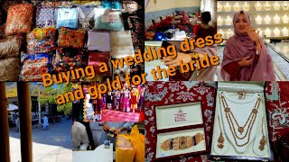 خرید لباس عروس و طلا برای عروس👰💒❤️💍🛍🛍 Buying a wedding dress and gold for the bride [upl. by Enieledam]