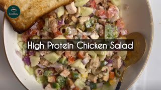 High Protein chicken Salad Recipe  Healthy amp Fulling [upl. by Cailean255]