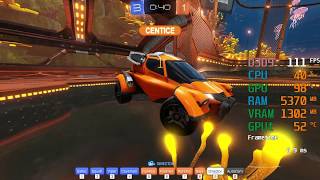 GeForce GTX 750 ti  AMD Athlon 3000G  Rocket League FPS Test [upl. by Docilla241]