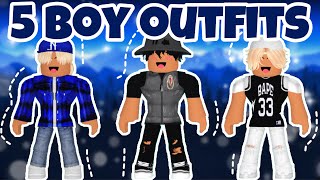 5 Boy outfit codes for BLOXBURG SiimplyDiiana [upl. by Ignatz]