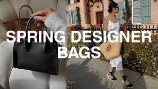 SPRING DESIGNER BAGS COLLECTION 2024 Chanel The Row Margaux DeMellier Hermes Loewe [upl. by Carlene]