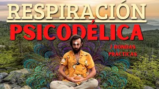 ►Respiración Psicodélica  7 Rondas de Breathwork  PURA PRÁCTICA de Pranayama  DMT Natural [upl. by Kooima]