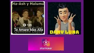 Dany Luna  Te amaré más allá Cover Starmaker [upl. by Lennod]