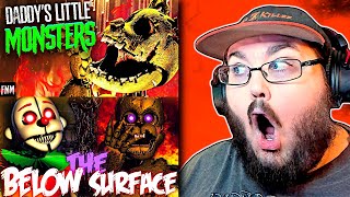 FNAF SONG quotDaddys Little Monstersquot amp SFMFNAF 🔥 BELOW THE SURFACE REMIX 🔥 FNAF REACTION [upl. by Phil]