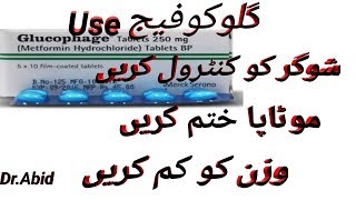 Glucophage Metformin for type 2 diabetes mellitus and obesity DrAbid Hussain pharma D [upl. by Basso]