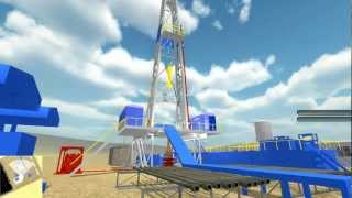 Simulador de Plataforma Onshore 3D Drilling Rig Simulation [upl. by Beach]