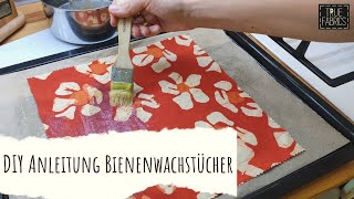 Bienenwachstücher selber machen  DIY Anleitung – einfach und nachhaltig  Plastik vermeiden [upl. by Maddi]