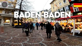 BadenBaden Germany walking tour 2023 4K [upl. by Burwell]