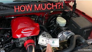 How much it costs to SUPERCHARGE your SILVERADO [upl. by Gridley]