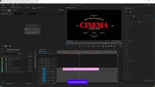 TUTORIAL  Film Titles Mogrt Premiere Pro template [upl. by Atsyrc]