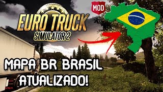 COMO INSTALAR  MAPA BR BRASIL  EURO TRUCK SIMULATOR 2 MAPABRBRASILETS2 ets2 tutorial [upl. by Nytsrik]