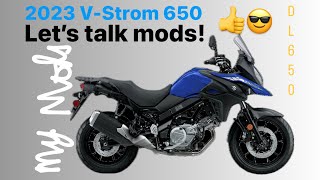 VStrom 650 Mods 3rd gen DL650 [upl. by Asikal]