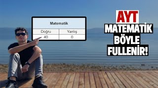 FULLEYENİN GÖZÜNDEN AYT MATEMATİK DENEME ÇÖZÜMÜ [upl. by Hjerpe487]