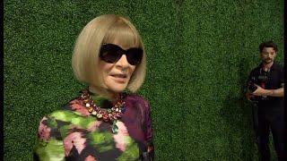 Anna Wintour interview in the UK this evening UK 17Sep2024 [upl. by Aryad295]