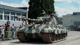 WWII German King Tiger Tank 233 at the Musée des Blindés in Saumur France military ww2 history [upl. by Theresa]