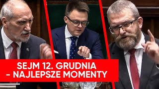 Zawrzało w Sejmie Hołownia i Braun w akcji Najlepsze momenty wtorkowych obrad [upl. by Eynobe457]