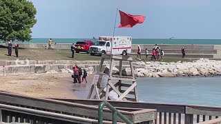 Man dies after being pulled from Lake Michigan near Adler Planetarium [upl. by Sicular784]