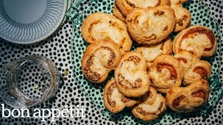 Savory Palmiers  Bon Appetit [upl. by Linc]