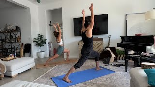 60 Minute Guided Hatha Yoga Part 1 [upl. by Kehsihba]