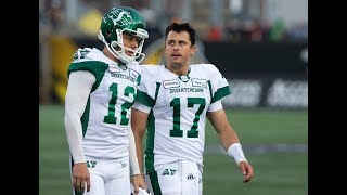 Roughriders trade QB Zach Collaros to Toronto for 2020 CFL draft pick [upl. by Annoek]