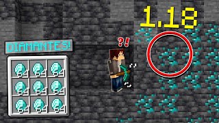 ✔️ COMO ACHAR DIAMANTE FÁCIL no MINECRAFT 118  NOVA MELHOR CAMADA [upl. by Sorkin]