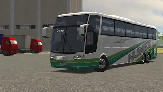 Busscar Jum Buss 360  Scania K360  Nuñez  World Bus Driving Simulator [upl. by Acino]