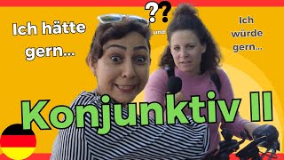 Mehr Beispiele mit dem Konjunktiv 2 🤣🤣🤣More examples with the subjunctive 2😍 [upl. by Nylyoj]