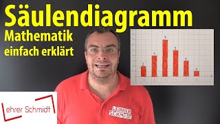 Säulendiagramm erstellen  Mathematik  einfach erklärt  Lehrerschmidt [upl. by Sacttler]