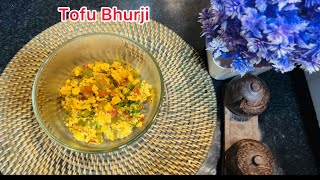 Tofu Bhurji  Masaledaar Tofu Bhurji  Indian Style Scrambled Tofu  Vegan Tofu Bhurji Recipe [upl. by Odlanar]