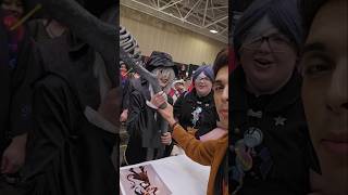 BrandonRogers twincitiescon fypシ゚viral cosplay blackbuter funny anime brandonrogers [upl. by Herwick]