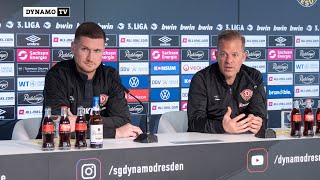 24 Spieltag  FCI  SGD  Pressekonferenz vor dem Spiel [upl. by Mariellen160]