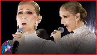 Celine Dion RETURNS TO STAGE At 2024 Paris Olympics Opening Ceremony [upl. by Diley]