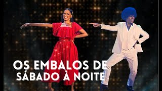 Os Embalos de Sábado À Noite Barbara Brito e Rafael Leal  Danças do Cinema  FAUSTÃO NA BAND [upl. by Clementia189]