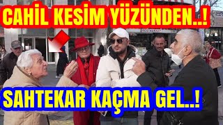 SAHTEKAR KAÇMA GEL BURAYA CAHİL KESİM YÜZÜNDEN SOKAKTA FENA DERS VERDİ [upl. by Pratt951]