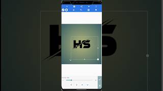 H S Logo Design  Pixellab Cute Editing shorts logoediting pixellabtutorial [upl. by Yelekalb]