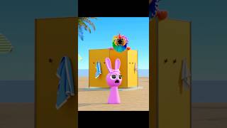 Yarnaby scared Pinki sprunki incredibox yarnaby funny [upl. by Feetal]