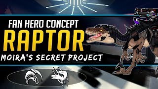 Overwatch Hero Concept  Raptor Specimen 13  Moiras Secret Project [upl. by Nauqas629]