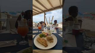 Beach front restaurant at Shoal Bay beach 🏖️ anguilla [upl. by Aneloaup404]