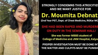 actual story of RGKarmedicalcollege dr moumita debnath who was reped and murdered [upl. by Marya]