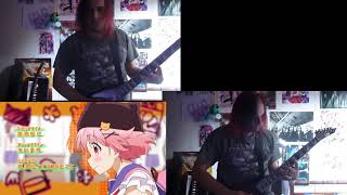 Gakkou gurashi Opening 1 Friend Shitai Guitar cover [upl. by Montagna]