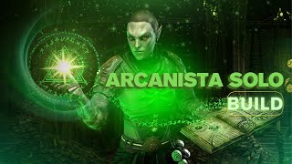 Build Arcanista Solo One Bar  Elder Scrolls Online Gold Road [upl. by Vedi]