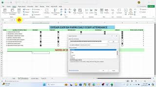 04 How to insert CheckboxUse it to track daily activities and to make your Chart Dynamic [upl. by Ilam]