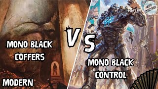 Mono Black Coffers VS Mono Black Control MTG Modern [upl. by Jarib972]