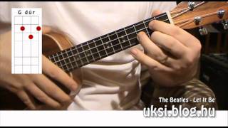 The Beatles  Let It Be  chords ukulele cover wwwchordtimecom [upl. by Pudens186]